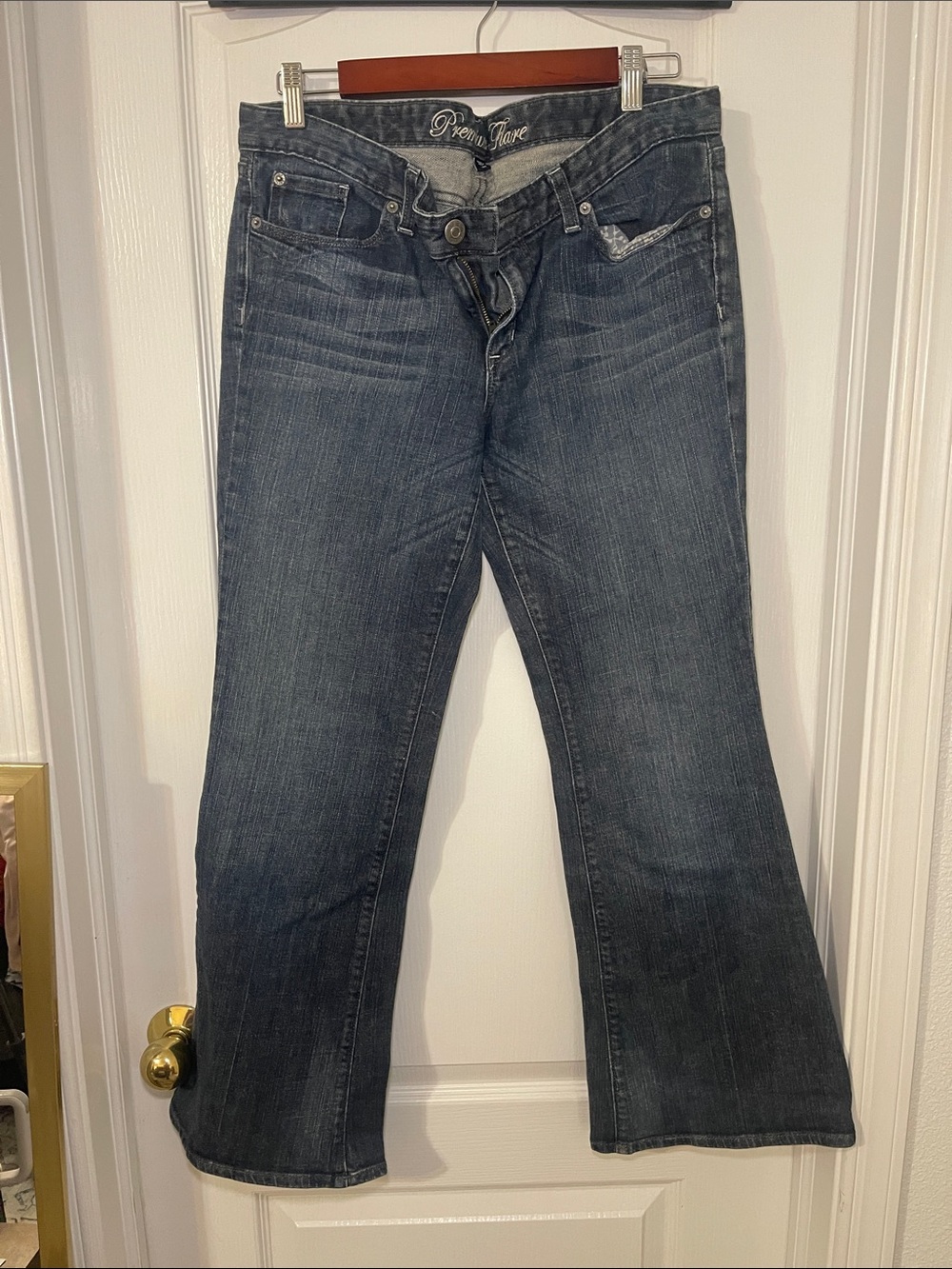 GAP Women's Dark Blue Flare Jeans